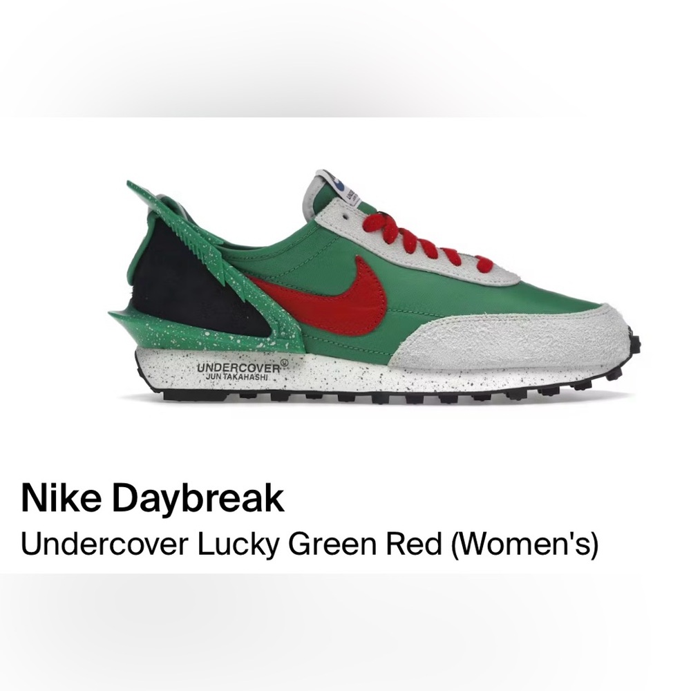 UNDERCOVER x NIKE DAYBREAK “Lucky-Green/Red” Limited Release (9.5)